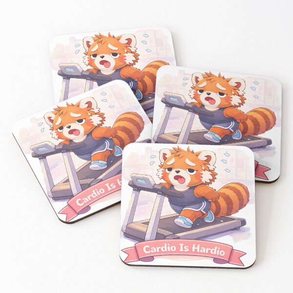 Item preview, Cardio Is Hardio – Panda Gym designed and sold by Creative and Humorous Arts.