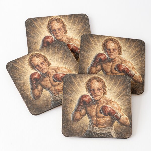 Item preview, Rocky Dennis Balboa - Heart of a Champion – Vintage Boxing Poster, Gritty Fighter Illustration, Inspirational Sports Art designed and sold by DiamondSkyShirt.