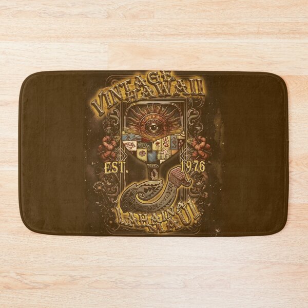 Item preview, Vintage Hawaii Est. 1976 – Lahaina Maui Patchwork Whale Tail Heritage Badge designed and sold by sunnthreads.