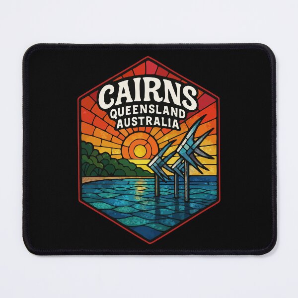 Item preview, Cairns Queensland Australia Stained Glass designed and sold by TomFrontierArt.