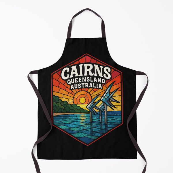 Item preview, Cairns Queensland Australia Stained Glass designed and sold by TomFrontierArt.