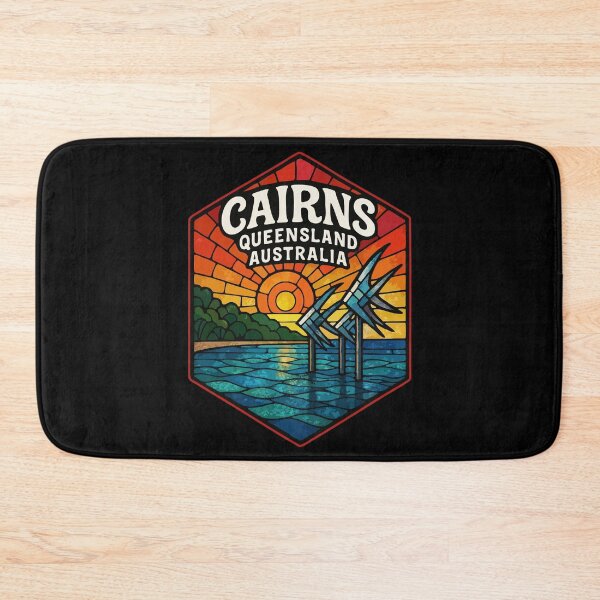 Item preview, Cairns Queensland Australia Stained Glass designed and sold by TomFrontierArt.