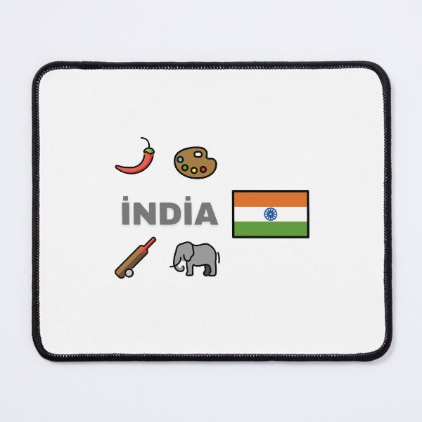 Item preview, India Vibes – Cultural Emoji Design | Chili, Art, Cricket & Elephant designed and sold by iccdesignsshop.