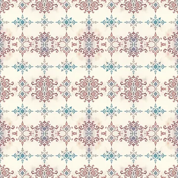 Artwork thumbnail, Muted Scrollwork Abstract Pattern by Sachie's Studio