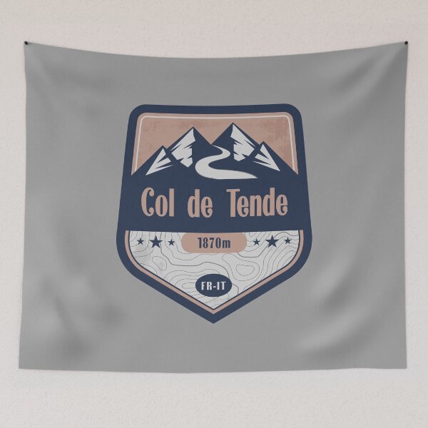Item preview, Tende Pass Alps Road Badge designed and sold by CynthiaGraphics.