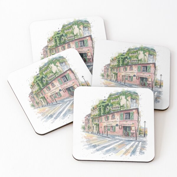 Item preview, Paris Street Illustration designed and sold by clausbjoern.