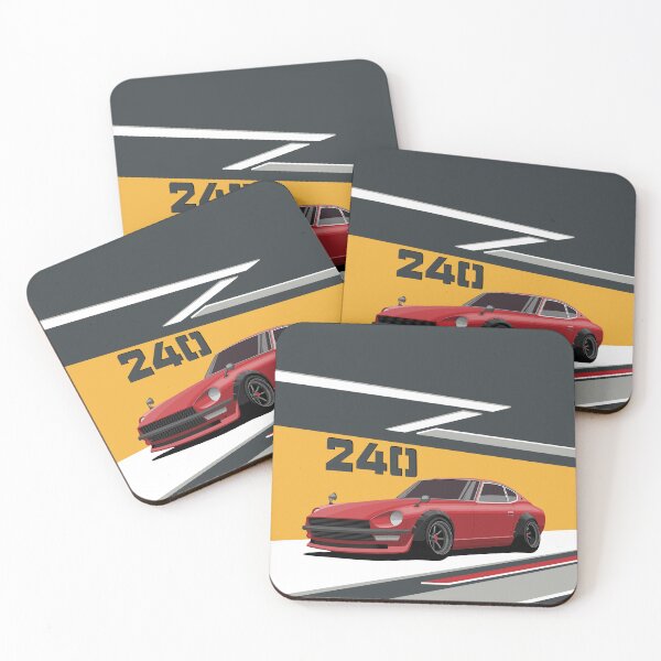 Item preview, 240Z Red illustration  designed and sold by ElseWorldDesign.