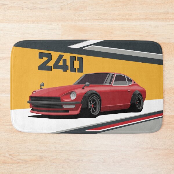 Item preview, 240Z Red illustration designed and sold by ElseWorldDesign.