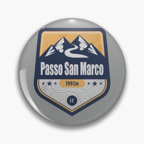 Item preview, San Marco Pass Italy Alpine Badge designed and sold by CynthiaGraphics.