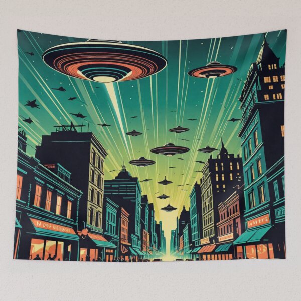 Item preview, alien invasion designed and sold by AvalonTshirts.