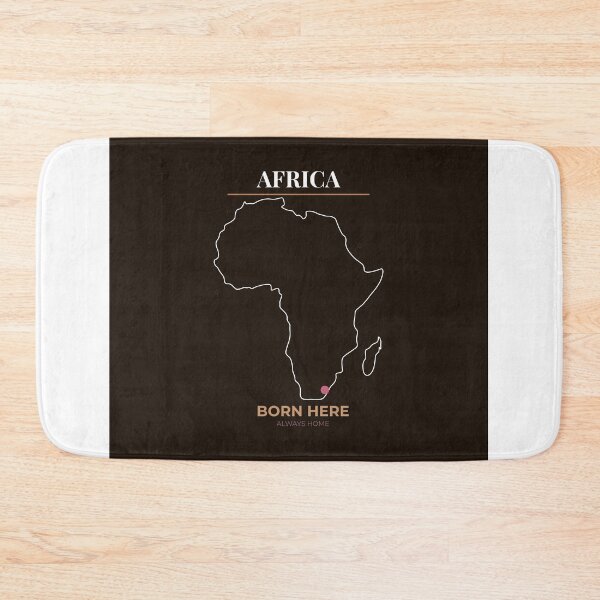 Item preview, Africa — Born Here, Always Home — Minimalist Map Design designed and sold by Macstos.