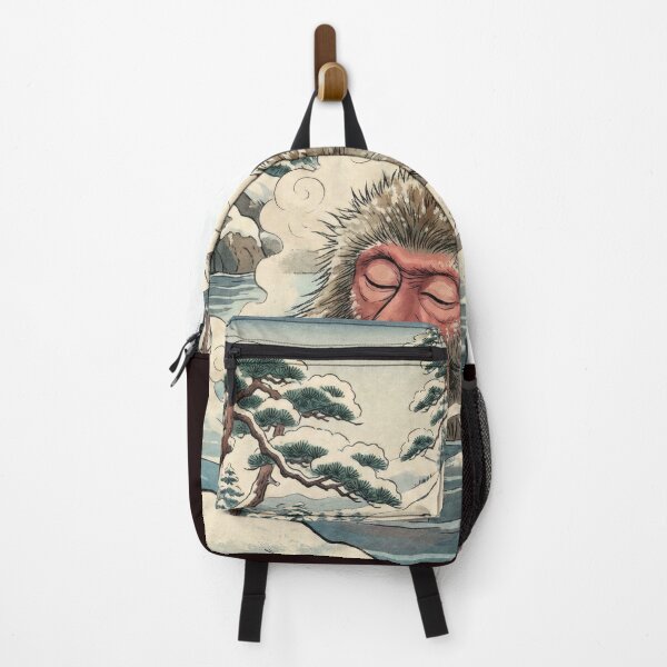 Item preview, Serene Snow Monkey in Onsen designed and sold by Maangata Art.