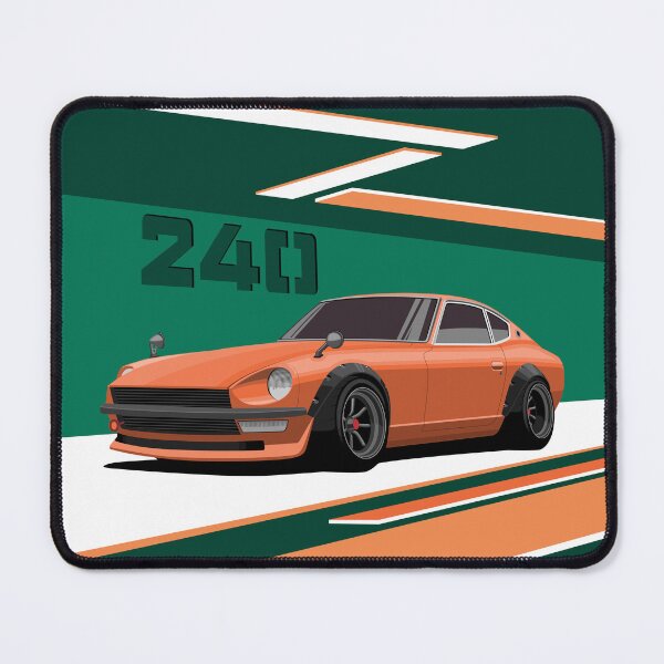Item preview, 240Z orange illustration  designed and sold by ElseWorldDesign.