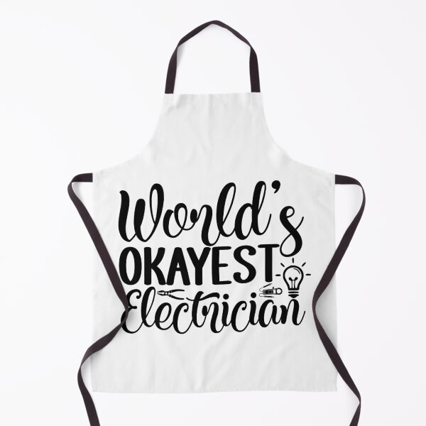 Item preview, World's Okayest Electrician - Funny Sparky Trade Humor Pun designed and sold by FuzionRaptor.