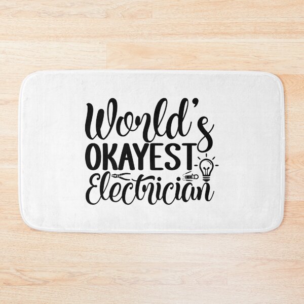Item preview, World's Okayest Electrician - Funny Sparky Trade Humor Pun designed and sold by FuzionRaptor.