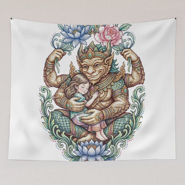Item preview, The demon was kind to the little girl. designed and sold by PP&RAINBOW SHOP.