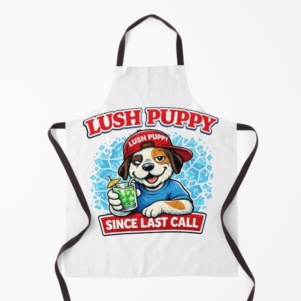Item preview, Lush Puppy Shirt Funny Slush Puppie Parody Cold Drinks Bad Decisions Retro Drinking Dog Tee designed and sold by GhostDawgs.