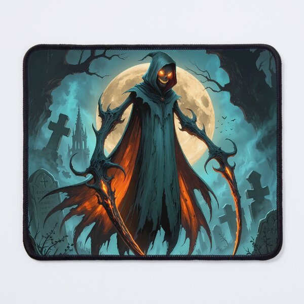 Item preview, Grim Reaper - Graveyard Gothic Horror Art designed and sold by Lucid Dream Pixel.