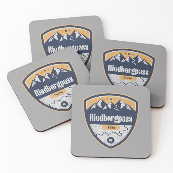 Item preview, Riedberg Pass Germany Alpine Road Badge designed and sold by CynthiaGraphics.