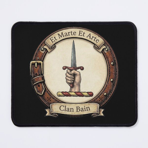 Item preview, Clan Bain Crest designed and sold by BagTown Clans.