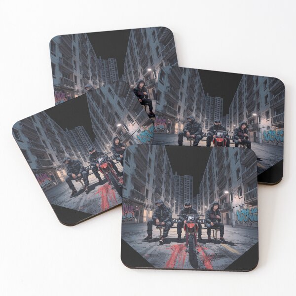Item preview, Bloc Life – Crew Urban Nocturne Street Art Manga designed and sold by PLUSHIWORLDtm.