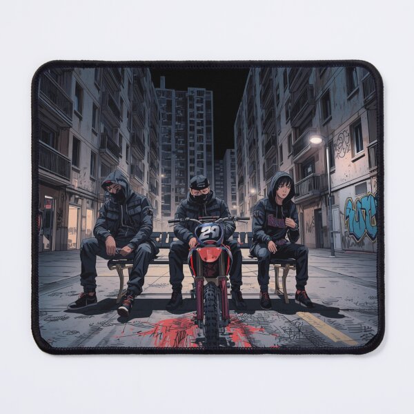 Item preview, Bloc Life – Crew Urban Nocturne Street Art Manga designed and sold by PLUSHIWORLDtm.
