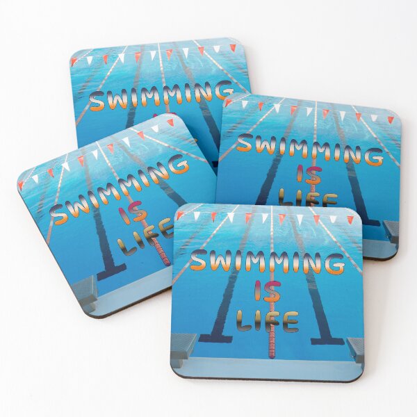 Item preview, Swimming Is Life Design #9 designed and sold by Holy JM Designs.