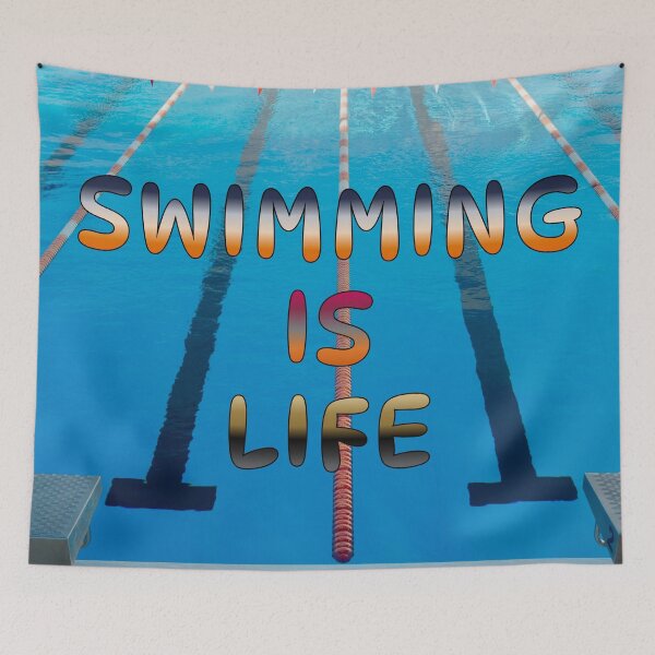Item preview, Swimming Is Life Design #9 designed and sold by Holy JM Designs.