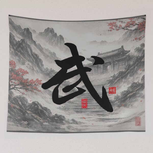 Item preview, Path of the Dragon – Wushu Shaolin Temple designed and sold by Fei Long Design Hub.