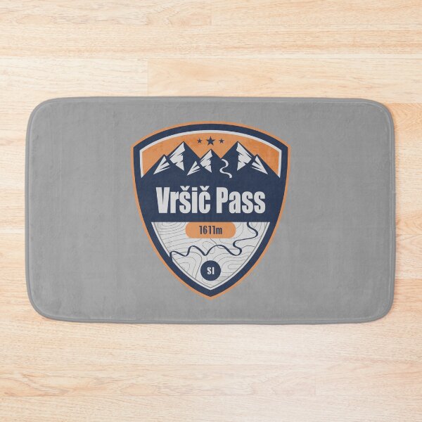 Item preview, Vrsic Pass Slovenia Alpine Road Badge designed and sold by CynthiaGraphics.