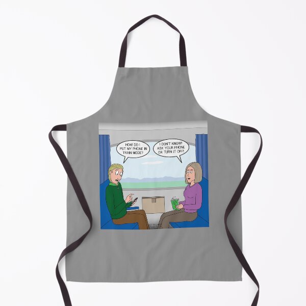 Item preview, Cell Phone Train Mode! designed and sold by Out to Lunch Cartoons and More.