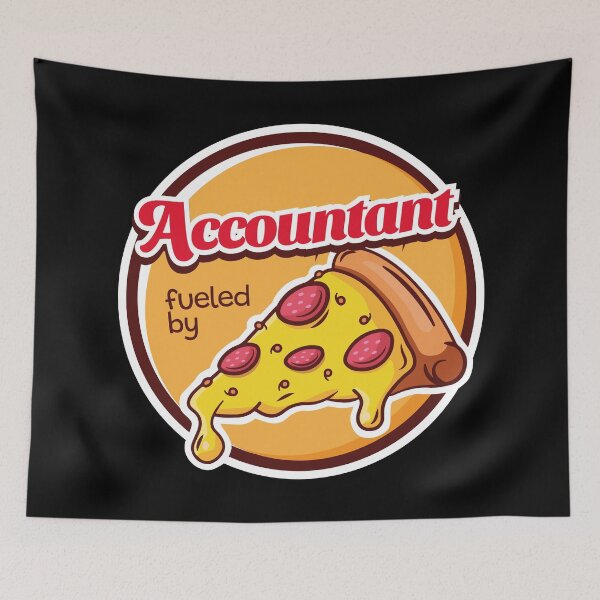 Item preview, Accountant Fueled By Pizza - Accounting Humor designed and sold by MaryAller.