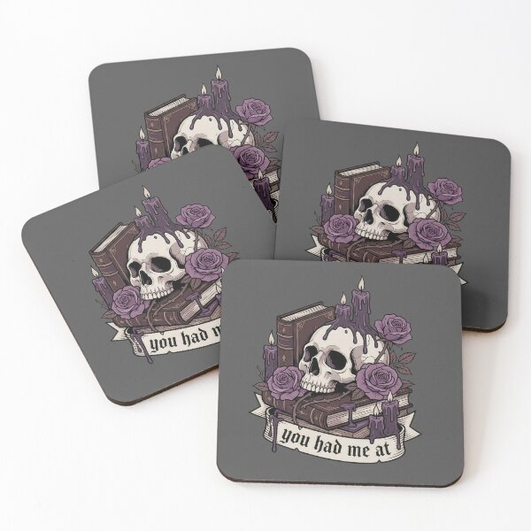 Item preview, Gothic Dark Academia Skull & Magic Books - Aesthetic Graphic Tee designed and sold by KubbyArt.