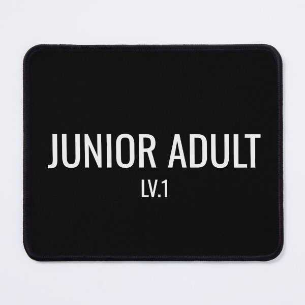 Item preview, Junior Adult Lv.1 Funny Gaming Meme designed and sold by low battery meme design.