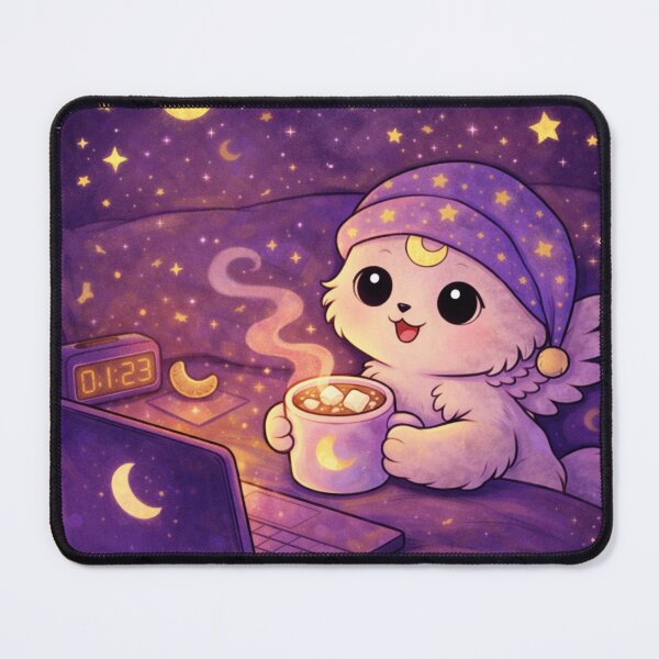 Item preview, Luni cozy night routine designed and sold by mochimoonart.
