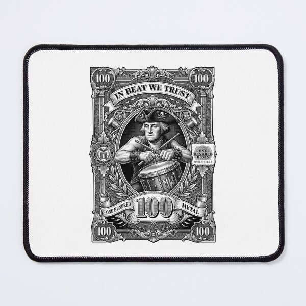Item preview, Drummer Banknote Drums Funny Heavy Metal Music Rock Money designed and sold by GrandeDuc.