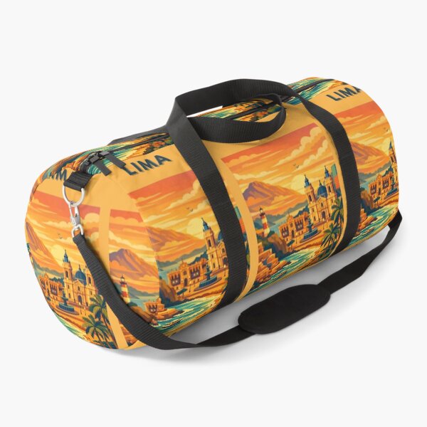 Item preview, Lima Peru Sunset Travel Poster designed and sold by MatthewHeights.