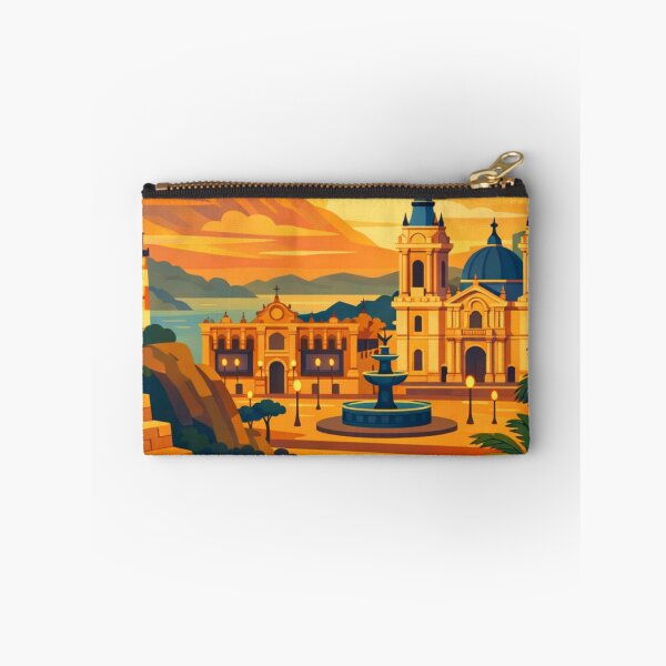 Item preview, Lima Peru Sunset Travel Poster designed and sold by MatthewHeights.