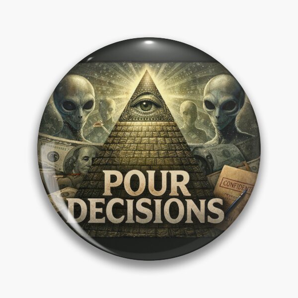 Item preview, Pour Decisions Illuminati Logo — Conspiracy Bar Official Art designed and sold by A Sinister Sly.