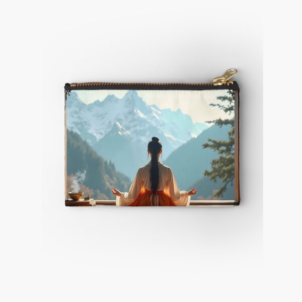 Item preview, Zen Meditation in the Mountains — Spiritual Serenity in Nature designed and sold by Schoenenwald - Illustrations Uniques et Originales.