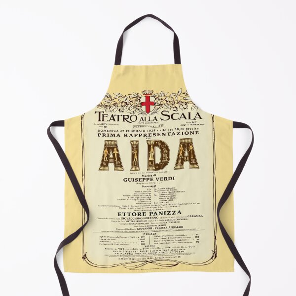 Item preview, Vintage-Style La Scala Aida Opera Poster designed and sold by travelwitheric.