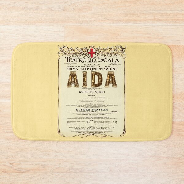 Item preview, Vintage-Style La Scala Aida Opera Poster designed and sold by travelwitheric.