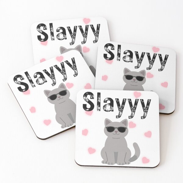 Item preview, Slayyy Aesthetic Gen Z Quote Cute Sassy Trendy Typography T-Shirt designed and sold by disha-prints.