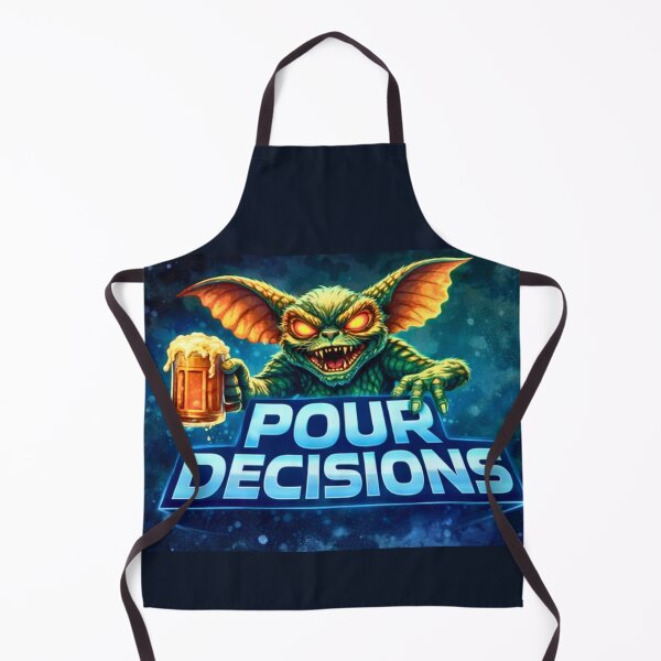 Item preview, Pour Decisions Gremlin Logo — Horror Comedy Bar Official Art designed and sold by A Sinister Sly.