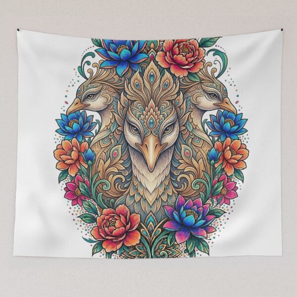 Item preview, The swan and the flower designed and sold by PP&RAINBOW SHOP.