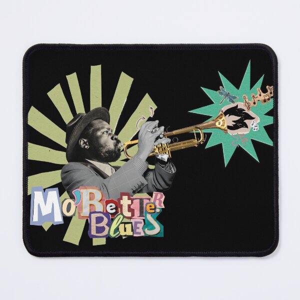 Item preview, Mo' Better Blues Jazz Trumpeter Collage Art designed and sold by Avohai!.