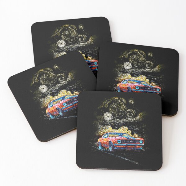 Item preview, 1969 Camaro SS Van Gogh Starry Night Muscle Car Art designed and sold by monodeepsamanta.