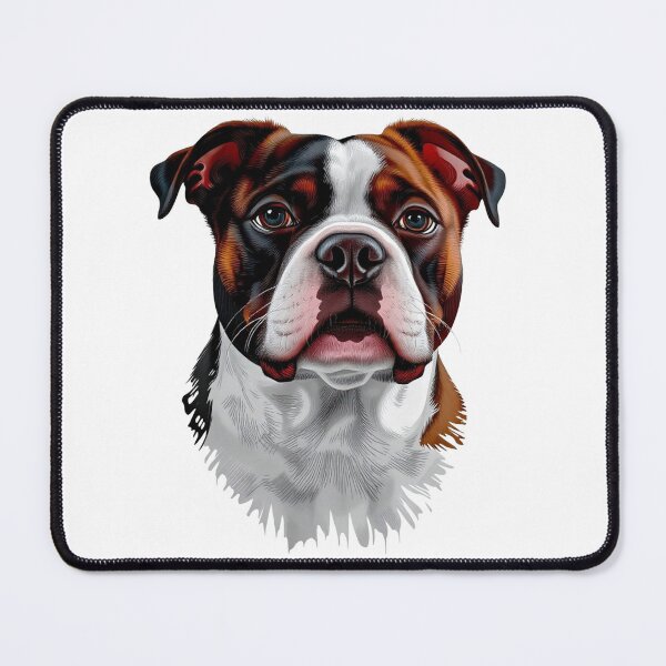 Item preview, Soulful Brindle Boxer Dog Realistic Portrait designed and sold by PMTaurus.