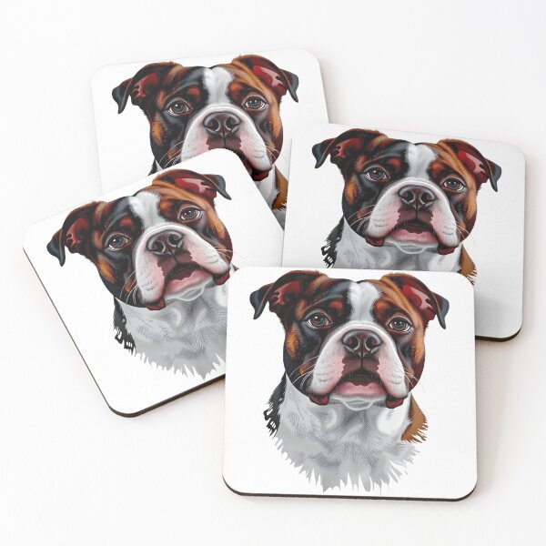 Item preview, Soulful Brindle Boxer Dog Realistic Portrait designed and sold by PMTaurus.