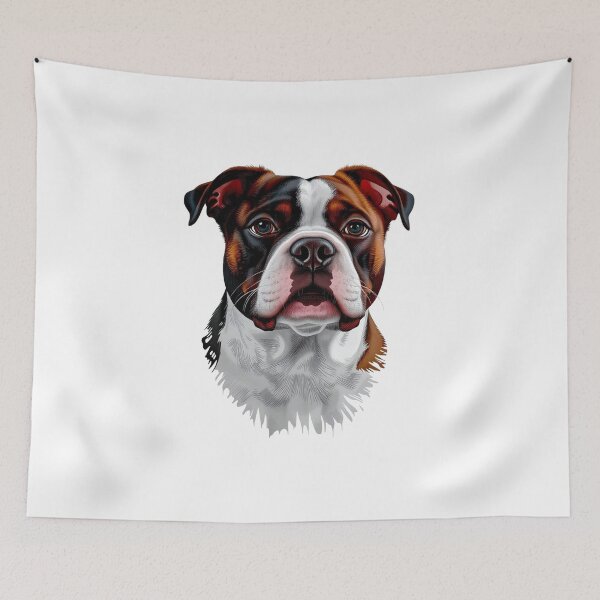 Item preview, Soulful Brindle Boxer Dog Realistic Portrait designed and sold by PMTaurus.
